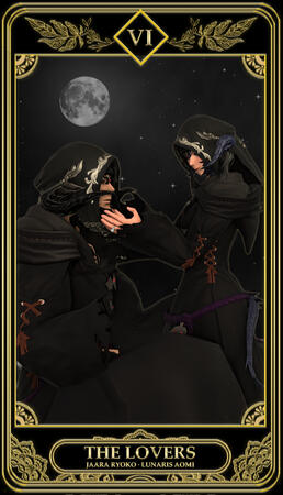 FFXIV Tarot Card - The Lovers